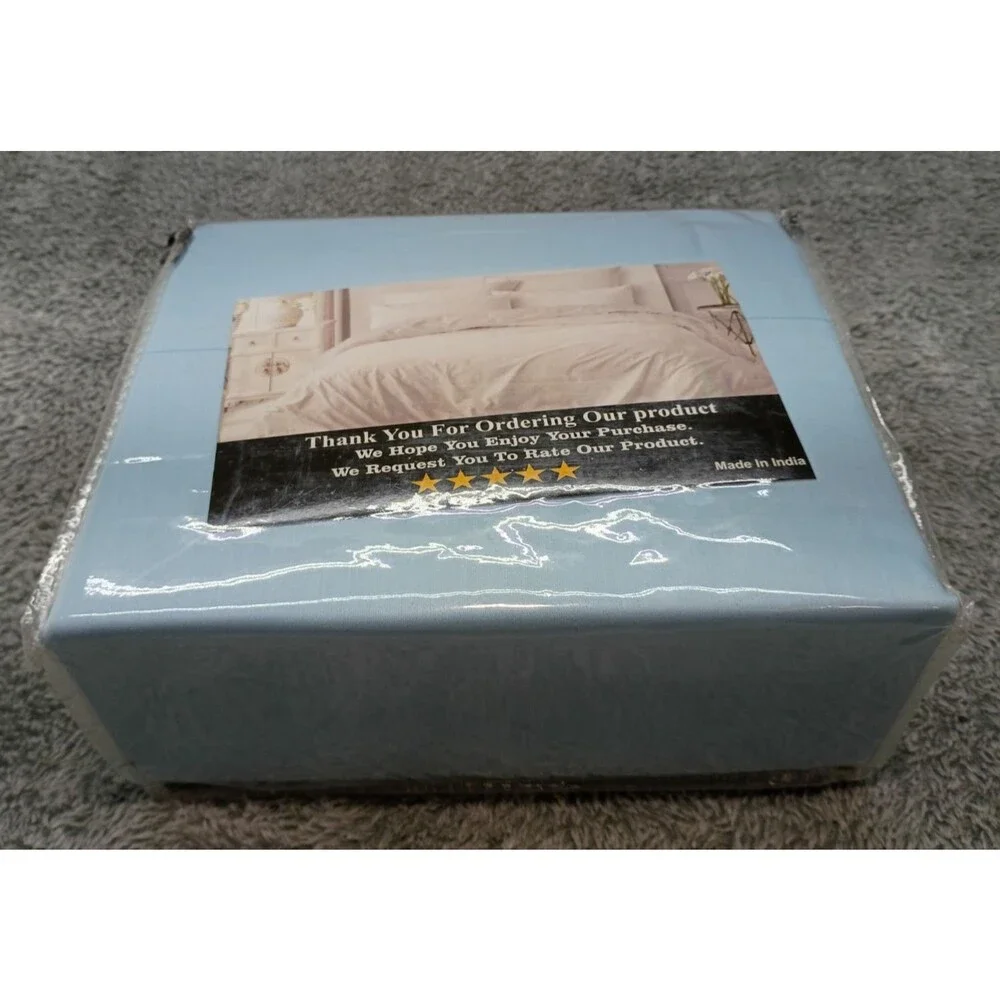 New 4 Piece California King Sheets Set 1000 TC 100% Egyptian Cotton Deep Pockets